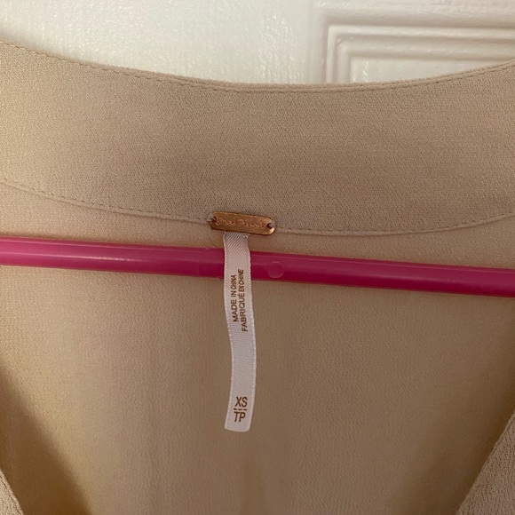 FREE PEOPLE LONG SLEEVE BELLE BLOUSE - Picture 2 of 5